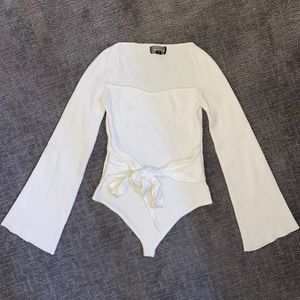 4Sienna Thick ribbed knit bodysuit size XS